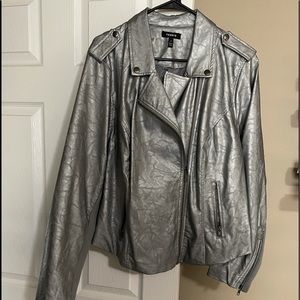 Torrid, size 3, faux leather moto jacket